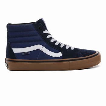 Vans Rainy Day Sk8-Hi Pro - Miesten Korkeavartiset tennarit - Laivastonsininen